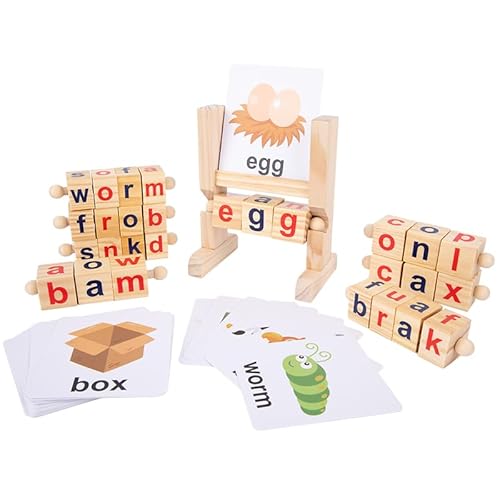 KUKUTrue Montessori Spielzeug 3 4 5 6 Jahre, Spiele ab 3 Jahren, Lernspiele ab 3 Jahre, Buchstaben Spiel, Holzspielzeug, Montessori, Geschenk 3–6 Jahre Kinder Junge Mädchen KUKUTrue Montessori Spielzeug 3 4 5 6 Jahre, Spiele ab 3 Jahren, Lernspiele ab 3 Jahre, Buchstaben Spiel, Holzspielzeug, Montessori, Geschenk 3–6 Jahre Kinder Junge Mädchen von KUKUTrue