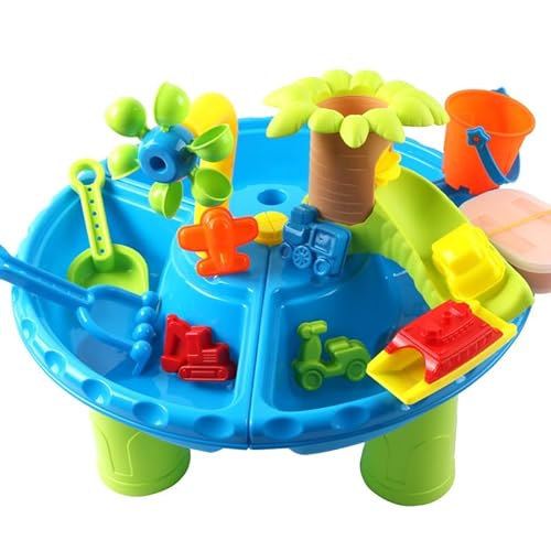 KUKUTrue Spielzeug für 3 4 5 6 7 8 Jahre, Wasserspielzeug Kinder Outdoor, Wasserspieltisch, Matschtisch Kinder Outdoor, Sandspielzeug, Planschbecken Baby, Geschenk 3–8 Jungen Mädchen KUKUTrue Spielzeug für 3 4 5 6 7 8 Jahre, Wasserspielzeug Kinder Outdoor, Wasserspieltisch, Matschtisch Kinder Outdoor, Sandspielzeug, Planschbecken Baby, Geschenk 3–8 Jungen Mädchen von KUKUTrue