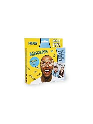 Rubies Offizielles Kostüm – Set mit 10 Brillen aus Karton Goggle EyesMGGFRE01 von Rubie's