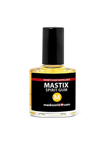 Mastix Hautkleber Pinselflasche 10ml - ideal für Halloween, Karneval, Motto-Party & weitere Verkleidungs- und Kostüm-Events von Maskworld