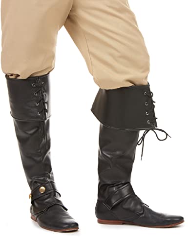 DEGUISE TOI Überzug für Stiefel für Piraten-Kostüm - Schwarz DEGUISE TOI Überzug für Stiefel für Piraten-Kostüm - Schwarz von DEGUISE TOI