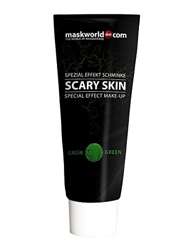 Maskworld Scary Skin Grün - Grüne Special Effect Creme für gruselige Effekte - Helloween, Karneval & Motto-Party von Maskworld