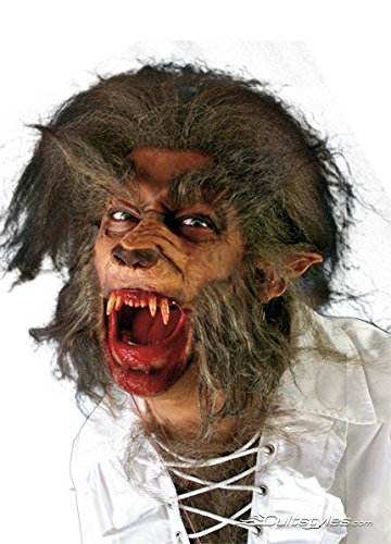 Werwolf Schnauze Halloween Latexapplikation hautfarben