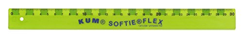 biegsames Lineal / 30cm / flexibel / Farbe: gelb-grün biegsames Lineal / 30cm / flexibel / Farbe: gelb-grün von KUM GMBH & CO