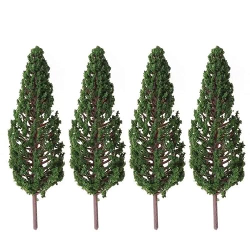 Miniatur-Bäume zum Basteln, grüne Landschaftsmodell, Zedernbäume, Miniaturen, Zedernbäume, Modell für Landschaft, Landschaft, 11 cm, 10 Stück von KUNGZUNMOLDS