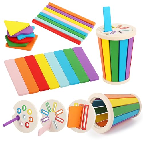 KUOFANY Montessori Spielzeug ab 1 2 3 4 Jahre Sortierspiel Motorikspielzeug Mädchen Junge Kinder Holzspielzeug Zahlen und Farben Lernspiele Motorikspielzeug Holzspielzeug Sensorik Spielzeug Baby KUOFANY Montessori Spielzeug ab 1 2 3 4 Jahre Sortierspiel Motorikspielzeug Mädchen Junge Kinder Holzspielzeug Zahlen und Farben Lernspiele Motorikspielzeug Holzspielzeug Sensorik Spielzeug Baby von KUOFANY