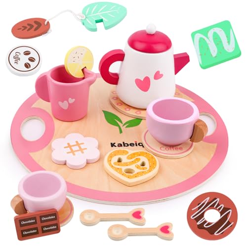 Kinderküche Zubehör Küchenutensilien Kinde Zubehör Kinderküche Holz Kinderküche Geschirr Holz Kinderküche Holz Zubehör Teeservice Holz Tee Set Holzgeschirr Kinderküche Für Kinder Mädchen Jungen von KUOFANY