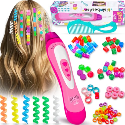 Haarschmuck Mädchen Spielzeug, Geschenk Mädchen 5 6 7 8 9 10 Jahre, Haarflechtmaschine Mädchen für DIY Haardekorations, Flechtmaschine Haare Kinder für Mädchen ab 6-12 Geburtstagsgeschenk Haarschmuck Mädchen Spielzeug, Geschenk Mädchen 5 6 7 8 9 10 Jahre, Haarflechtmaschine Mädchen für DIY Haardekorations, Flechtmaschine Haare Kinder für Mädchen ab 6-12 Geburtstagsgeschenk von KUPITM6