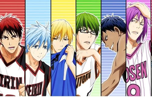 1000 Teile Kurokos japanische Anime-Poster Puzzle, lustiges Spiel, Spielzeug, Lernspiel für Erwachsene, Qw552Zp, 50 x 70 cm 1000 Teile Kurokos japanische Anime-Poster Puzzle, lustiges Spiel, Spielzeug, Lernspiel für Erwachsene, Qw552Zp, 50 x 70 cm von KUTDE