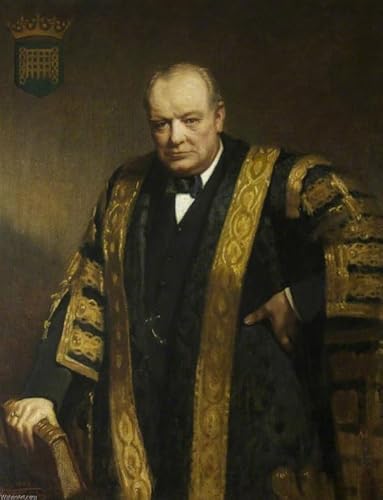 1000 Teile Politiker Churchills Ölgemälde Poster Puzzle Spaß Spiel Spielzeug Lernspiel für Erwachsene Gt349Zw 50x70CM von KUTDE