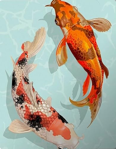 1000 Teile Puzzle, Karpfen-Kunstposter, lustiges Puzzle für Erwachsene, Spielzeug, Stressabbauspiele für die ganze Familie, Xq11Zy, 50 x 70 cm 1000 Teile Puzzle, Karpfen-Kunstposter, lustiges Puzzle für Erwachsene, Spielzeug, Stressabbauspiele für die ganze Familie, Xq11Zy, 50 x 70 cm von KUTDE