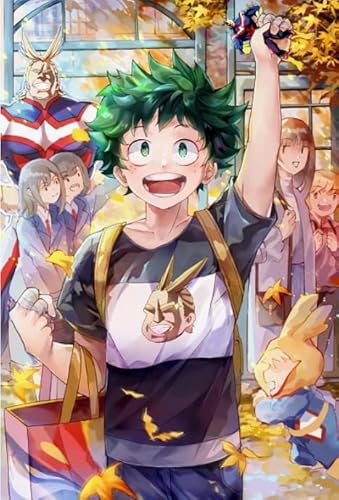1000-Teile-Puzzle, japanische Animes, My Academias, Wandkunst, Poster für Spielzeug für Erwachsene, Dekompressionsspiel, Qw114Zp, 50 x 70 cm von KUTDE