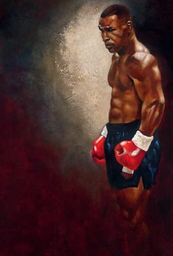 1000 Teile Puzzle Boxer Tysons Poster für Familie Stressabbau Lernspielzeug Gt142Zw 50x70CM von KUTDE