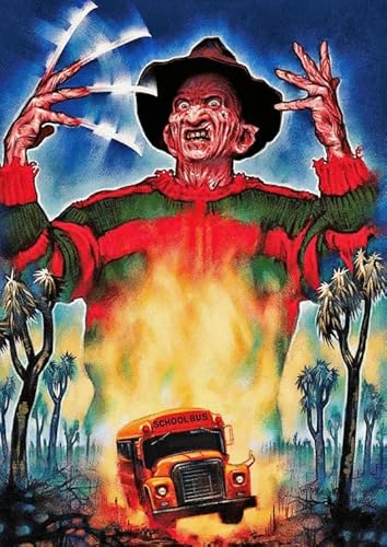 1000-Teile-Puzzle Nightmares On Street Retro-Horrorfilmplakate für Erwachsene, Familie, Lernspielzeug, Qw421Zp, 26 x 38 cm 1000-Teile-Puzzle Nightmares On Street Retro-Horrorfilmplakate für Erwachsene, Familie, Lernspielzeug, Qw421Zp, 26 x 38 cm von KUTDE