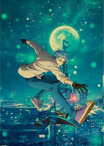 1000 Teile Sk∞ Japanische Anime-Poster Puzzle, lustiges Spiel, Spielzeug, Lernspiel für Erwachsene, Qw400Zp, 50 x 70 cm 1000 Teile Sk∞ Japanische Anime-Poster Puzzle, lustiges Spiel, Spielzeug, Lernspiel für Erwachsene, Qw400Zp, 50 x 70 cm von KUTDE