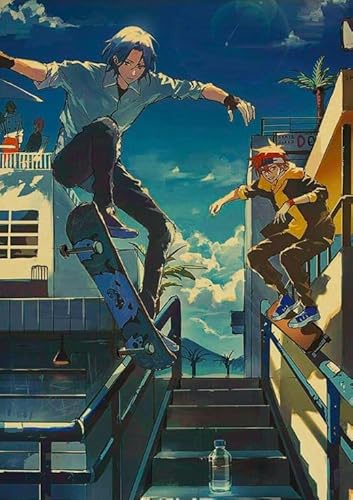 1000 Teile Sk∞ Japanische Anime-Poster Puzzle, lustiges Spiel, Spielzeug, Lernspiel für Erwachsene, Qw401Zp, 50 x 70 cm 1000 Teile Sk∞ Japanische Anime-Poster Puzzle, lustiges Spiel, Spielzeug, Lernspiel für Erwachsene, Qw401Zp, 50 x 70 cm von KUTDE