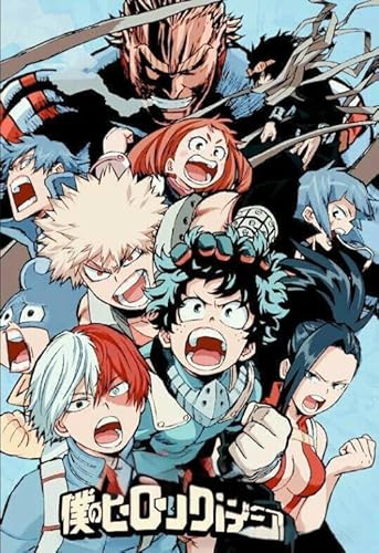 1000-teiliges Japanisches Anime-Poster „Midoriya My Academias“ für Erwachsene, Familien-Lernspielzeug, Xq387Zy, 38 x 52 cm 1000-teiliges Japanisches Anime-Poster „Midoriya My Academias“ für Erwachsene, Familien-Lernspielzeug, Xq387Zy, 38 x 52 cm von KUTDE
