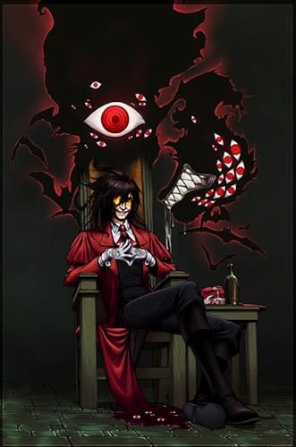 1000-teiliges Japanisches Anime-Puzzle, Hellsing-Poster, Puzzle-Spielzeug, Lernspielzeug für Erwachsene, Qz437Yk, 50 x 70 cm 1000-teiliges Japanisches Anime-Puzzle, Hellsing-Poster, Puzzle-Spielzeug, Lernspielzeug für Erwachsene, Qz437Yk, 50 x 70 cm von KUTDE