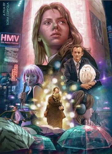 1000-teiliges Lost Translations-Komödienfilmplakat für Erwachsene, Familie, Lernspielzeug, Gt618Zw, 50 x 70 cm von KUTDE