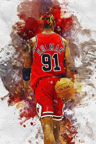 1000-teiliges Poster mit Basketballspieler 91 für Erwachsene, Familien-Lernspielzeug, Gt256Zw, 50 x 70 cm 1000-teiliges Poster mit Basketballspieler 91 für Erwachsene, Familien-Lernspielzeug, Gt256Zw, 50 x 70 cm von KUTDE