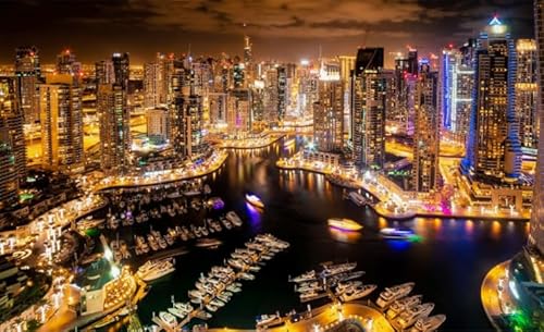 1000-teiliges Puzzle, Dubai-Landschaftsposter, lustiges Puzzlespielzeug für Erwachsene, Stressabbauspiele für die Familie, Qw128Zp, 50 x 70 cm 1000-teiliges Puzzle, Dubai-Landschaftsposter, lustiges Puzzlespielzeug für Erwachsene, Stressabbauspiele für die Familie, Qw128Zp, 50 x 70 cm von KUTDE