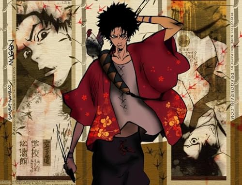 1000-teiliges Puzzle, Japanisches Anime-Champloo-Poster, für Stressabbau in der Familie, Lernspielzeug, Xq7Zy, 50 x 70 cm 1000-teiliges Puzzle, Japanisches Anime-Champloo-Poster, für Stressabbau in der Familie, Lernspielzeug, Xq7Zy, 50 x 70 cm von KUTDE