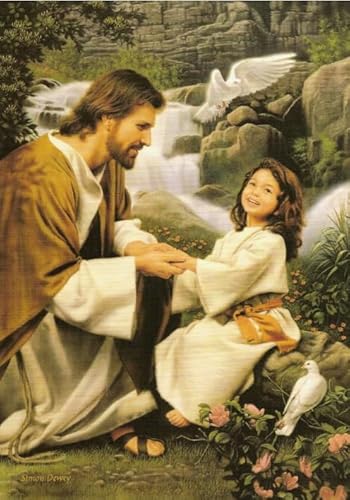 1000-teiliges Puzzle, Jesus-Poster, lustiges Puzzle für Erwachsene, Spielzeug, Stressabbau-Spiele für die ganze Familie, Xq470Zy, 50 x 70 cm 1000-teiliges Puzzle, Jesus-Poster, lustiges Puzzle für Erwachsene, Spielzeug, Stressabbau-Spiele für die ganze Familie, Xq470Zy, 50 x 70 cm von KUTDE