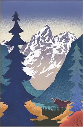 1000-teiliges Puzzle, Landschaftsmalerei-Poster für Erwachsene und Familien, Dekompressionsspiel Qw32Zp 38x52CM 1000-teiliges Puzzle, Landschaftsmalerei-Poster für Erwachsene und Familien, Dekompressionsspiel Qw32Zp 38x52CM von KUTDE