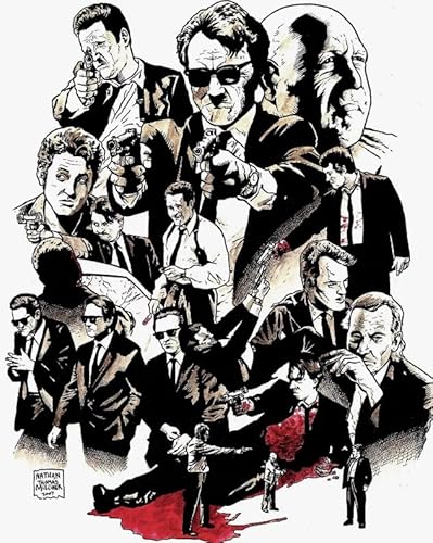 1000-teiliges Puzzle, Retro-Film „Reservoir Dogs“, Wandkunst-Poster für Erwachsene, Spielzeug, Dekompressionsspiel, Qz366Yk, 50 x 70 cm 1000-teiliges Puzzle, Retro-Film „Reservoir Dogs“, Wandkunst-Poster für Erwachsene, Spielzeug, Dekompressionsspiel, Qz366Yk, 50 x 70 cm von KUTDE
