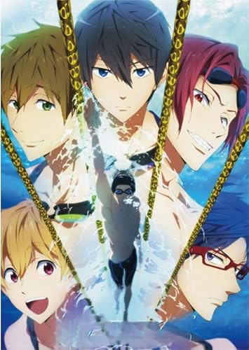 1000-teiliges Puzzle, japanischer Anime, gratis! Wandkunst-Poster für Spielzeug für Erwachsene, Dekompressionsspiel, Vy83Nt, 26 x 38 cm 1000-teiliges Puzzle, japanischer Anime, gratis! Wandkunst-Poster für Spielzeug für Erwachsene, Dekompressionsspiel, Vy83Nt, 26 x 38 cm von KUTDE