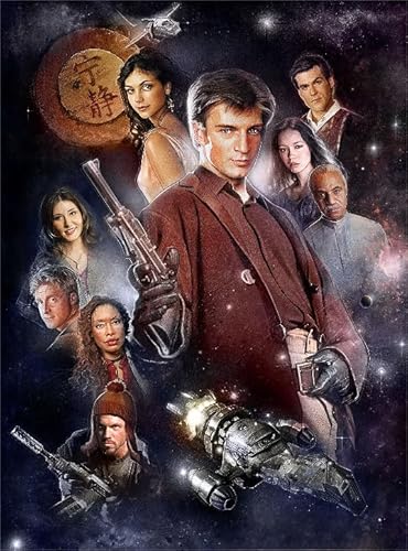1000-teiliges Puzzle „Fireflys“-Filmplakat für lustiges Puzzlespielzeug für Erwachsene, Stressabbauspiele für die Familie Qw629Zp 50 x 70 cm von KUTDE