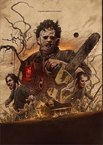 1000-teiliges Puzzle Bryniarski Horrorfilmplakate für Erwachsene, Familien-Lernspielzeug, Qz402Yk, 26 x 38 cm von KUTDE