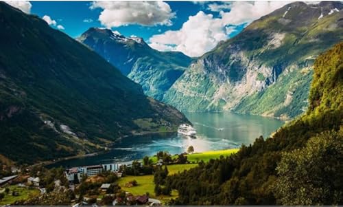 1000-teiliges Puzzle mit Landschaftspostern für Erwachsene, Dekompressionsspielzeug für die Familie Qz89Yk 50x70CM 1000-teiliges Puzzle mit Landschaftspostern für Erwachsene, Dekompressionsspielzeug für die Familie Qz89Yk 50x70CM von KUTDE