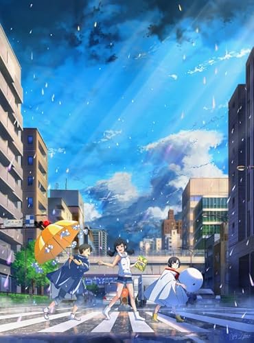 1000-teiliges Puzzle mit japanischem Anime-Poster „Weatherings You“ für die Familie, Stressabbau, Lernspielzeug, Gt569Zw, 50 x 70 cm von KUTDE