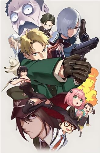 1000-teiliges Puzzle mit japanischen Anime-Familienpostern zum Stressabbau für die Familie, Lernspielzeug, 50 x 70 cm von KUTDE