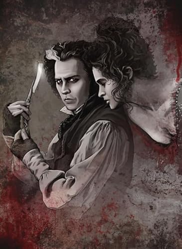 1000-teiliges Puzzle mit klassischem Horrorfilm „Sweeney Todd's Horrorfilmplakat“ für Erwachsene, Familien-Lernspielzeug, Xq541Zp, 50 x 70 cm 1000-teiliges Puzzle mit klassischem Horrorfilm „Sweeney Todd's Horrorfilmplakat“ für Erwachsene, Familien-Lernspielzeug, Xq541Zp, 50 x 70 cm von KUTDE