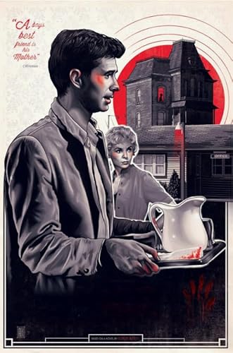1000-teiliges Retro-Horrorfilm-Psychos-Poster-Puzzle, lustiges Spiel, Spielzeug, Lernspiel für Erwachsene, 26 x 38 cm 1000-teiliges Retro-Horrorfilm-Psychos-Poster-Puzzle, lustiges Spiel, Spielzeug, Lernspiel für Erwachsene, 26 x 38 cm von KUTDE