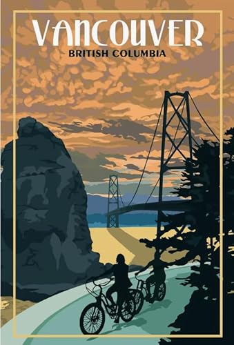 1000-teiliges Vancouver Vintage-Reisekunstposter für Erwachsene, Familie, Lernspielzeug, Gt278Zw, 50 x 70 cm 1000-teiliges Vancouver Vintage-Reisekunstposter für Erwachsene, Familie, Lernspielzeug, Gt278Zw, 50 x 70 cm von KUTDE