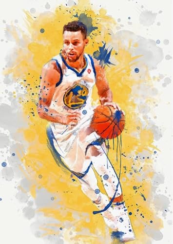 2000 Teile Basketballspieler Stephen.C Poster Spielzeug für Erwachsene Dekompressionsspiel Gt104Vy 70x100CM von KUTDE