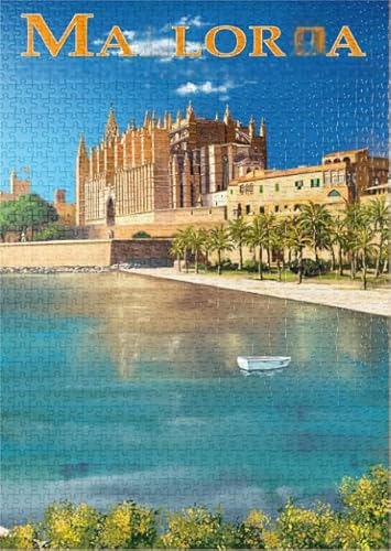 2000 Teile Mallorca Vintage Reisekunst-Poster Puzzle für Lernspielzeug für Erwachsene und Kinder Qw6Zp 70x100CM 2000 Teile Mallorca Vintage Reisekunst-Poster Puzzle für Lernspielzeug für Erwachsene und Kinder Qw6Zp 70x100CM von KUTDE