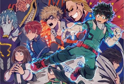 2000-Teile-Puzzle, japanische Animes, My Academias, Wandkunst, Poster für Spielzeug für Erwachsene, Dekompressionsspiel, Qw115Zp, 70 x 100 cm 2000-Teile-Puzzle, japanische Animes, My Academias, Wandkunst, Poster für Spielzeug für Erwachsene, Dekompressionsspiel, Qw115Zp, 70 x 100 cm von KUTDE