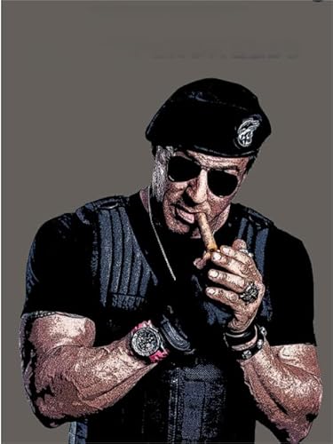 2000-Teile-Puzzle Action-Filmklassiker Expendabless Poster für Erwachsene, Familie, Lernspielzeug Qw199Zp 70x100CM von KUTDE