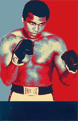 2000-teiliges Boxer-Poster Cassius Marcellus Clay, Jr. für Erwachsene, Familien-Lernspielzeug, Gt644Zw, 70 x 100 cm 2000-teiliges Boxer-Poster Cassius Marcellus Clay, Jr. für Erwachsene, Familien-Lernspielzeug, Gt644Zw, 70 x 100 cm von KUTDE