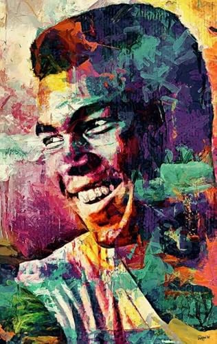 2000-teiliges Boxer-Poster Cassius Marcellus Clay Jr. für Erwachsene, Familien-Lernspielzeug, Gt645Zw, 70 x 100 cm von KUTDE