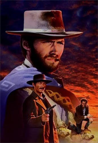 2000-teiliges Eastwoods-Filmkunst-Poster-Puzzle, lustiges Spiel, Spielzeug, Lernspiel für Erwachsene, Xq479Zy, 70 x 100 cm von KUTDE