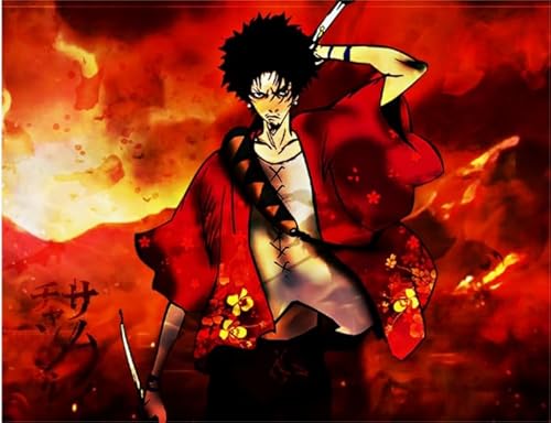 2000-teiliges Japanisches Anime-Poster Champloo für Erwachsene, Familie, Lernspielzeug, Kx613Zy, 70 x 100 cm 2000-teiliges Japanisches Anime-Poster Champloo für Erwachsene, Familie, Lernspielzeug, Kx613Zy, 70 x 100 cm von KUTDE