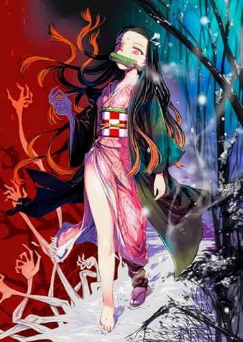 2000-teiliges Puzzle, Japanisches Anime-Poster Kamado Tanjirou, lustiges Spiel, Spielzeug für Erwachsene, Geschenk, Df47Pq, 70 x 100 cm 2000-teiliges Puzzle, Japanisches Anime-Poster Kamado Tanjirou, lustiges Spiel, Spielzeug für Erwachsene, Geschenk, Df47Pq, 70 x 100 cm von KUTDE