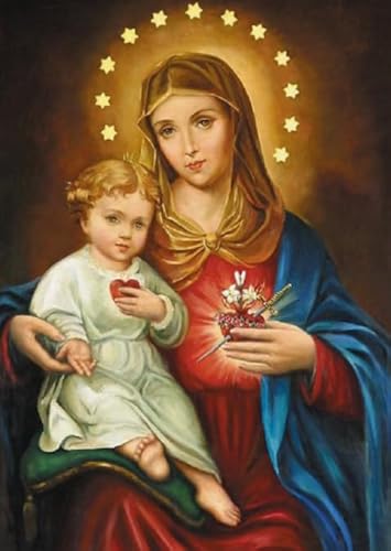2000-teiliges Puzzle, Madonna und Jesus-Poster, für die Familie, Stressabbau, Lernspielzeug, Kx362Zy, 70 x 100 cm 2000-teiliges Puzzle, Madonna und Jesus-Poster, für die Familie, Stressabbau, Lernspielzeug, Kx362Zy, 70 x 100 cm von KUTDE