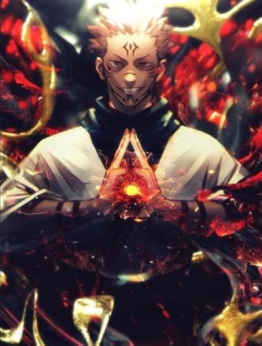 2000-teiliges Puzzle, japanische Animes, Itadori Yuji, Wandkunst-Poster für Spielzeug für Erwachsene, Dekompressionsspiel, Xq393Zy, 70 x 100 cm von KUTDE