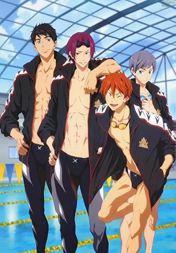 2000-teiliges Puzzle, japanischer Anime, gratis! Wandkunst-Poster für Erwachsene, Spielzeug, Dekompressionsspiel, Vy84Nt, 70 x 100 cm 2000-teiliges Puzzle, japanischer Anime, gratis! Wandkunst-Poster für Erwachsene, Spielzeug, Dekompressionsspiel, Vy84Nt, 70 x 100 cm von KUTDE